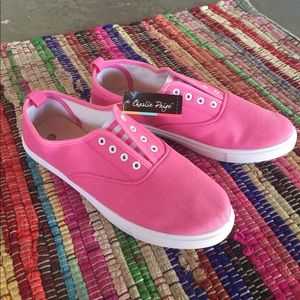 Charlie Paige Stretch Sneakers